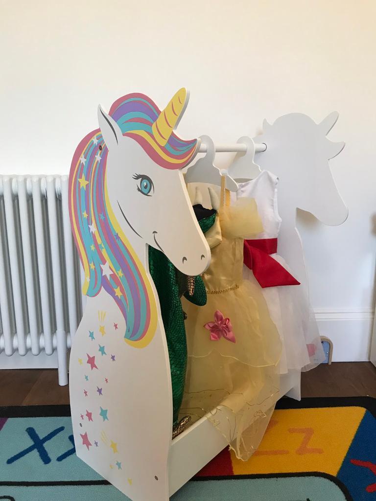 kids unicorn dressing table